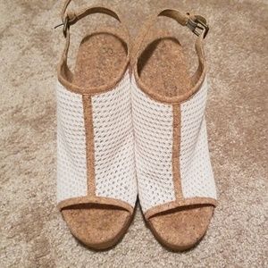 Wedge peep toe splendid shoe